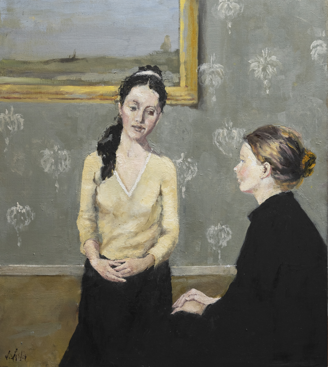 Two_Figures_19.5x17.5_oil-aluminum_panel